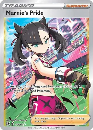 Marnie's Pride 171, Brilliant Stars | Sword & Shield, , 0.00 kr, Pokesingles. Kjøp pokemon kort til lave priser hos oss.