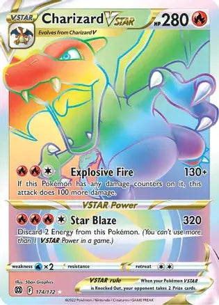 Charizard VSTAR 174, Brilliant Stars | Sword & Shield, v, 0.00 kr, Pokesingles. Kjøp pokemon kort til lave priser hos oss.
