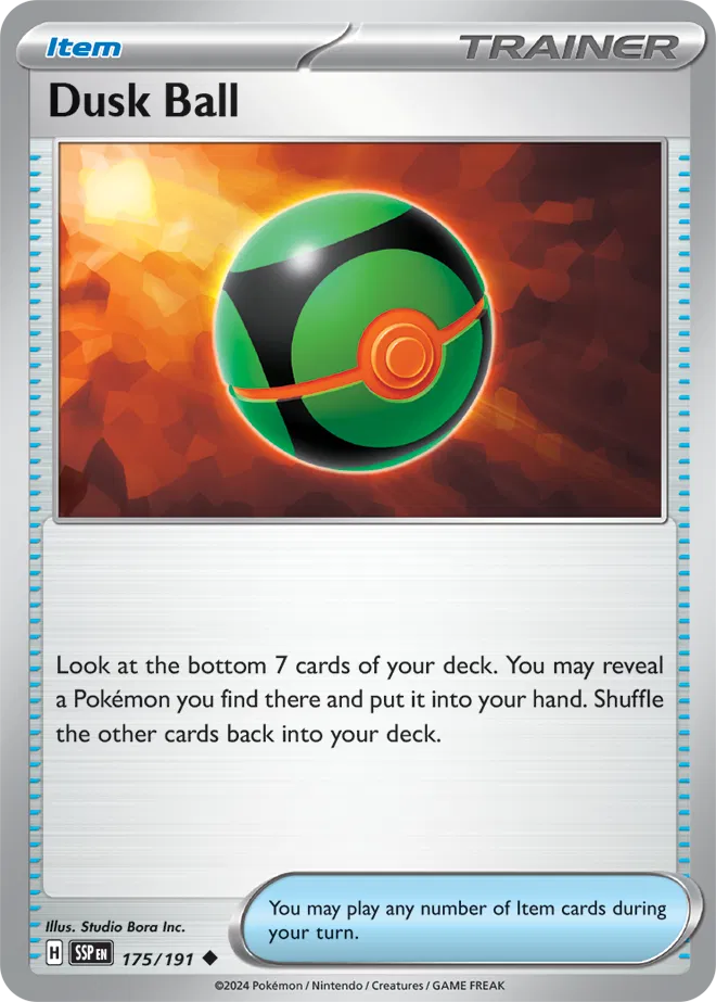 Dusk Ball 175 - Surging Sparks Pokesingles