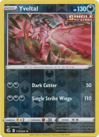Yveltal Reverse Holo 175, Fusion Strike | Sword & Shield, , 0.00 kr, Pokesingles. Kjøp pokemon kort til lave priser hos oss.
