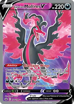 Galarian Moltres V Full Art 176