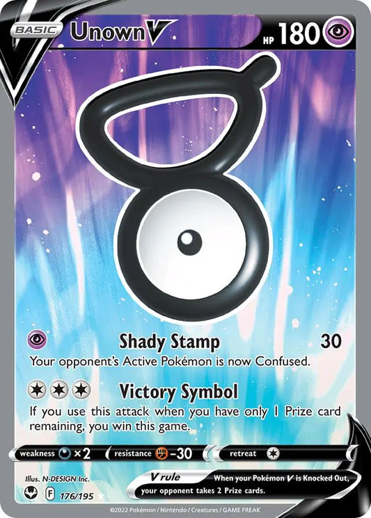 Unown V 176, Silver Tempest | Sword & Shield, , 0.00 kr, Pokesingles. Kjøp pokemon kort til lave priser hos oss.
