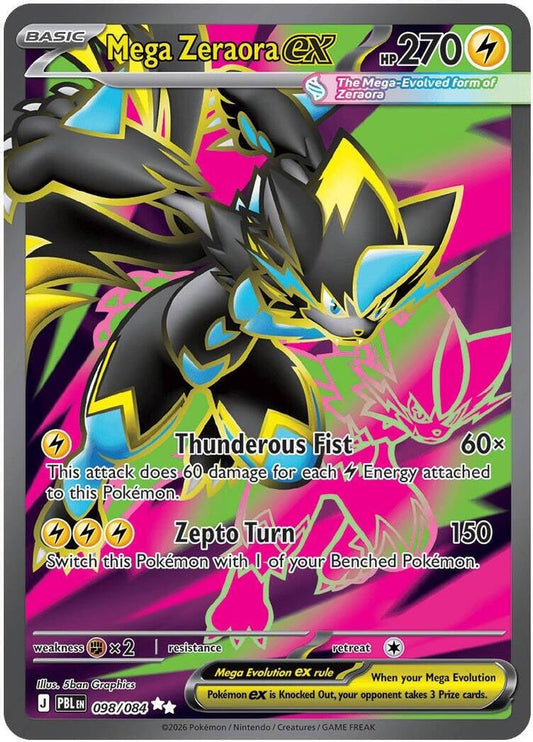 Mega Zeraora ex 098/084 - Pitch Black
