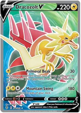 Dracozolt V 178, Evolving Skies | Sword & Shield, secret, 5.00 kr, Pokesingles. Kjøp pokemon kort til lave priser hos oss.
