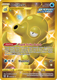 Octillery Secret 178 - Battle Styles Pokesingles