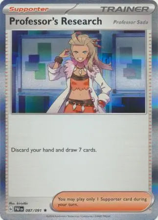 087  Professor's Research [Professor Sada] - Holo Rare Pokesingles
