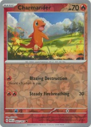 007 Charmander - Reverse Holo, Paldean Fates, reverse, 4.00 kr, Pokesingles. Kjøp pokemon kort til lave priser hos oss.