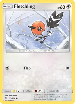 Fletchling 179/236- Unified Minds Pokesingles