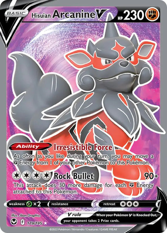Hisuian Arcanine V 179, Silver Tempest | Sword & Shield, , 0.00 kr, Pokesingles. Kjøp pokemon kort til lave priser hos oss.