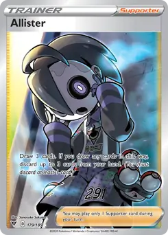 Full Art Allister 179 - Vivid Voltage Pokesingles