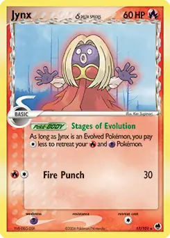 Jynx 17 - Dragon Frontiers Pokesingles