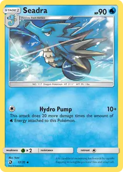 Seadra 17 - Dragon Majesty Pokesingles
