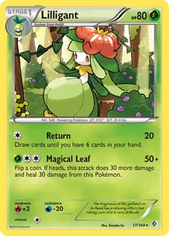 Lilligant 17 - Boundaries Crossed Pokesingles