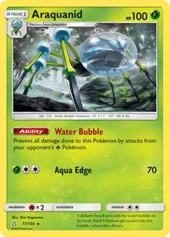Araquanid 17 - Ultra Prism Pokesingles