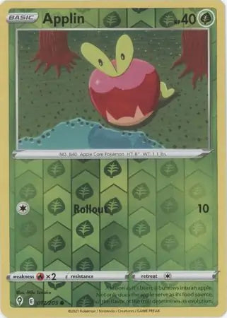 Applin Reverse Holo 017, Evolving Skies | Sword & Shield, , 5.00 kr, Pokesingles. Kjøp pokemon kort til lave priser hos oss.