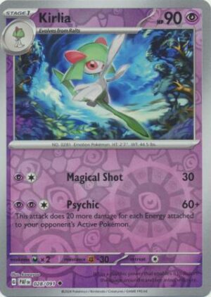 028 Kirlia - Reverse Holo, Paldean Fates, reverse, 4.00 kr, Pokesingles. Kjøp pokemon kort til lave priser hos oss.