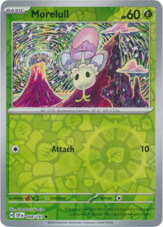 Morelull Reverse Holo 008 - Surging Sparks Pokesingles