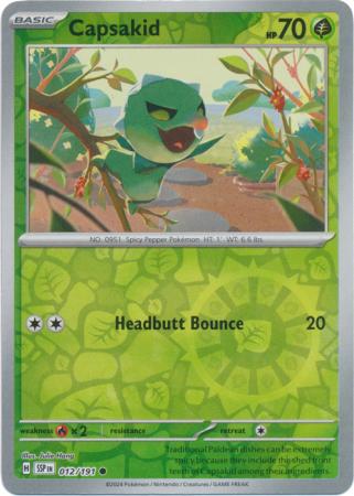 Capsakid Reverse Holo 012 - Surging Sparks Pokesingles
