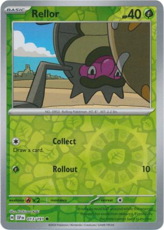 Rellor Reverse Holo 013 - Surging Sparks Pokesingles