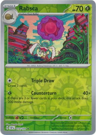 Rabsca Reverse Holo 014 - Surging Sparks Pokesingles