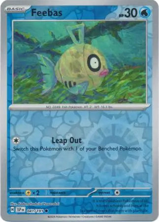 Feebas Reverse Holo 041 - Surging Sparks Pokesingles