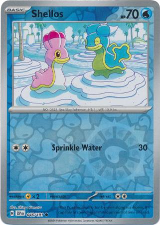 Shellos Reverse Holo 046 - Surging Sparks Pokesingles
