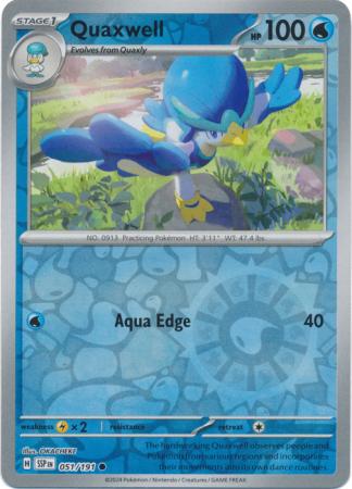 Quaxwell Reverse Holo 051 - Surging Sparks Pokesingles