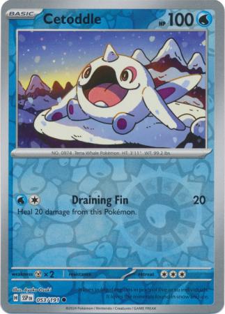Cetoddle Reverse Holo 053 - Surging Sparks Pokesingles