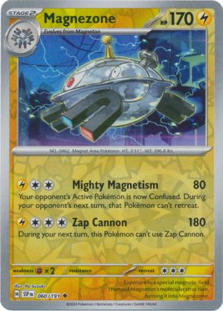 Magnezone Reverse Holo 060 - Surging Sparks Pokesingles