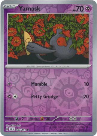 Yamask Reverse Holo 082 - Surging Sparks Pokesingles