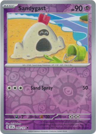 Sandygast Reverse Holo 090 - Surging Sparks Pokesingles