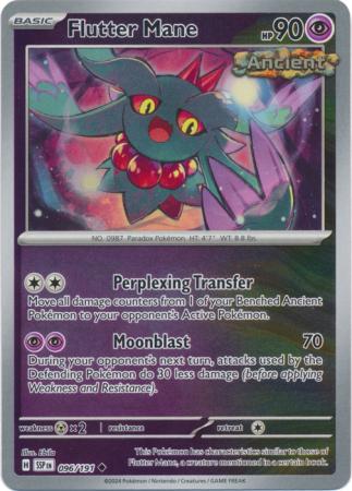 Flutter Mane Reverse Holo 096 - Surging Sparks Pokesingles