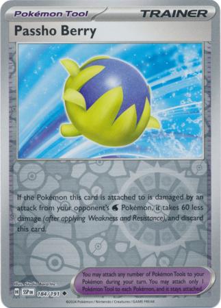 Passho Berry Reverse Holo 184 - Surging Sparks Pokesingles
