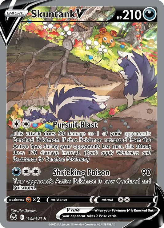 Skuntank V 181, Silver Tempest | Sword & Shield, , 0.00 kr, Pokesingles. Kjøp pokemon kort til lave priser hos oss.