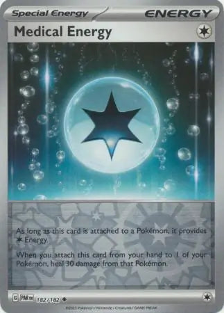 182 Medical Energy - Reverse Holo, Paradox Rift, trainer, 4.00 kr, Pokesingles. Kjøp pokemon kort til lave priser hos oss.