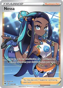 Full Art Nessa 183 - Vivid Voltage Pokesingles