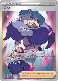 Full Art Opal 184 - Vivid Voltage Pokesingles
