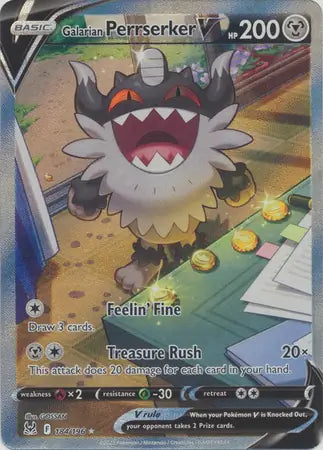 Galarian Perrserker V 184, Lost Origin | Sword & Shield, , 0.00 kr, Pokesingles. Kjøp pokemon kort til lave priser hos oss.