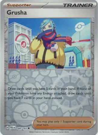 Grusha Reverse Holo 184 - Paldea Evolved Pokesingles