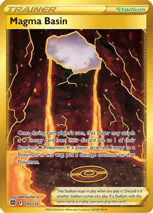 Magma Basin 185, Brilliant Stars | Sword & Shield, , 0.00 kr, Pokesingles. Kjøp pokemon kort til lave priser hos oss.