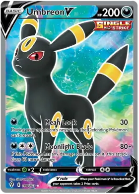 Umbreon V 188, Evolving Skies | Sword & Shield, secret, 5.00 kr, Pokesingles. Kjøp pokemon kort til lave priser hos oss.