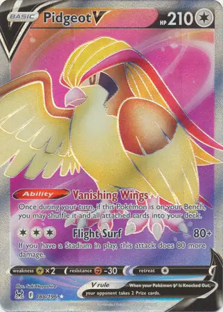 Pidgeot V 188, Lost Origin | Sword & Shield, , 0.00 kr, Pokesingles. Kjøp pokemon kort til lave priser hos oss.