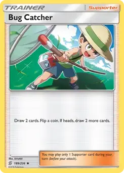 Bug Catcher 189/236- Unified Minds Pokesingles