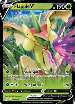 Flapple V 018 - Battle Styles