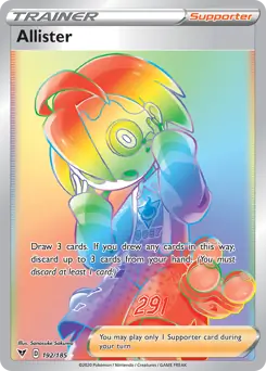 Allister Secret 192 - Vivid Voltage Pokesingles