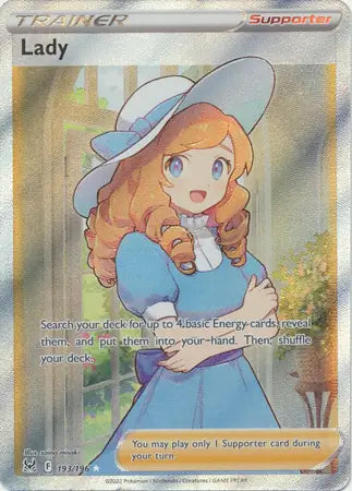Lady 193, Lost Origin | Sword & Shield, , 0.00 kr, Pokesingles. Kjøp pokemon kort til lave priser hos oss.