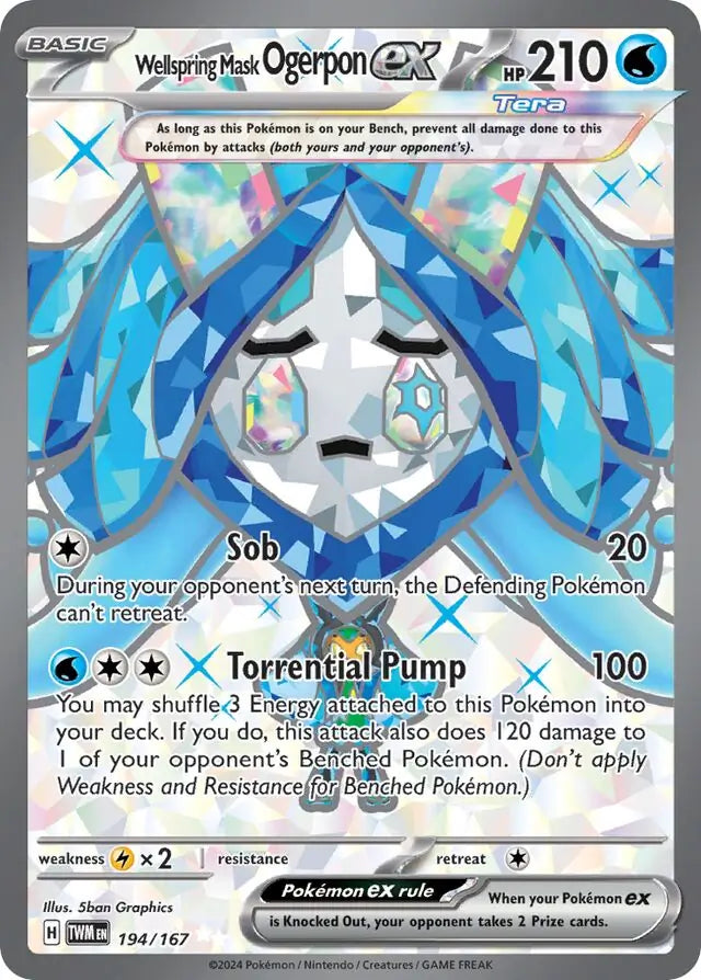 Wellspring Mask Ogerpon ex 194, Twilight Masquerade | Scarlet & Violet, secret, 5.00 kr, Pokesingles. Kjøp pokemon kort til lave priser hos oss.