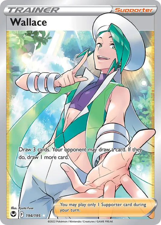 Wallace 194, Silver Tempest | Sword & Shield, , 0.00 kr, Pokesingles. Kjøp pokemon kort til lave priser hos oss.