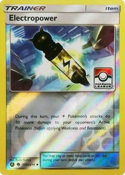 Electropower - 172a/214 (Pokemon League) Pokesingles