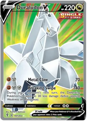 Duraludon V 197, Evolving Skies | Sword & Shield, secret, 5.00 kr, Pokesingles. Kjøp pokemon kort til lave priser hos oss.